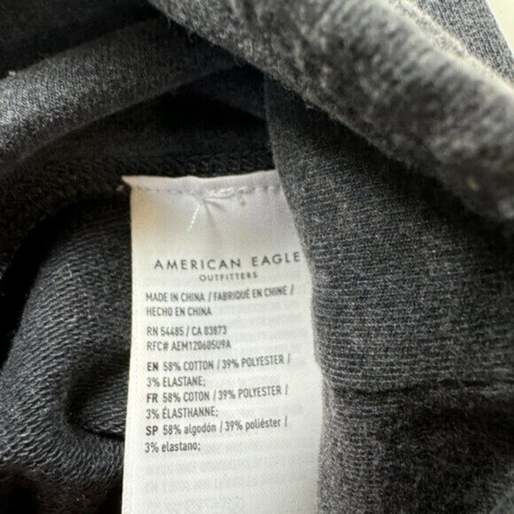 AE High-Waisted Fleece 8" Biker Short - Picture 6 of 10